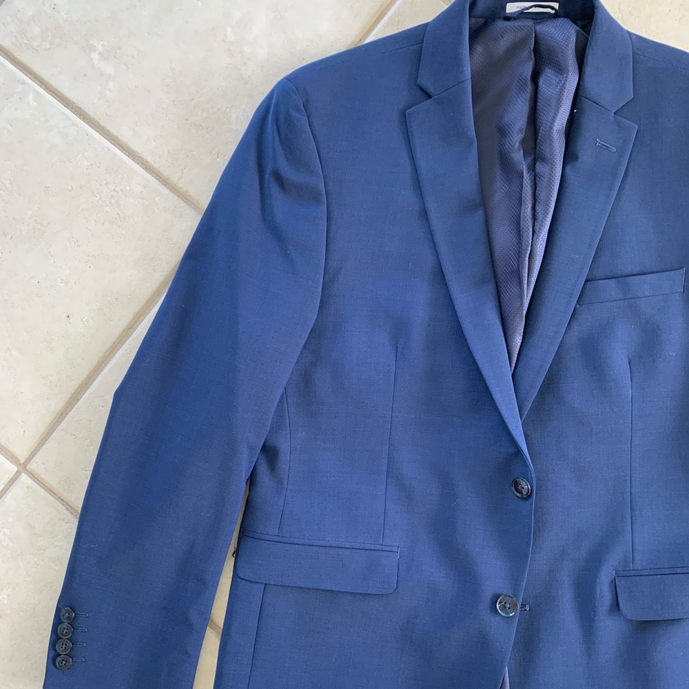 Men’s Slim-Fit Blue Suit